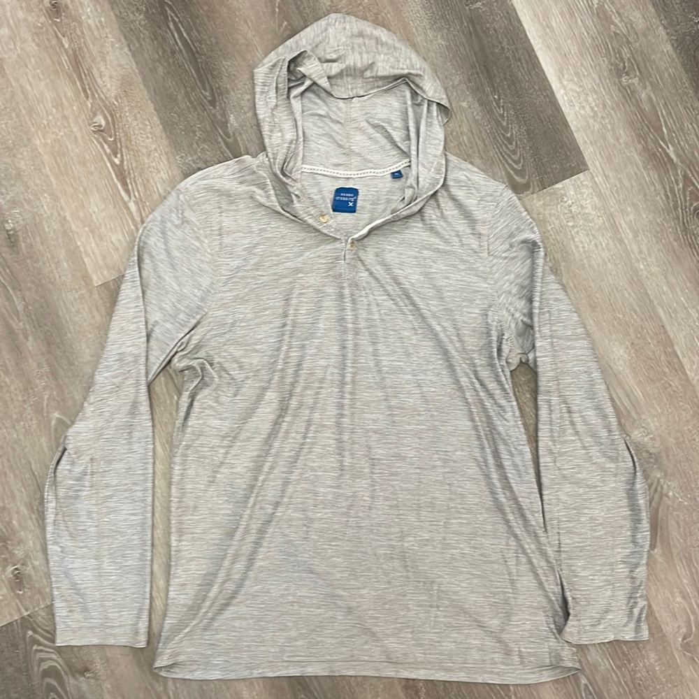 Hooded Long Sleeve Henley - Picture 1 of 2